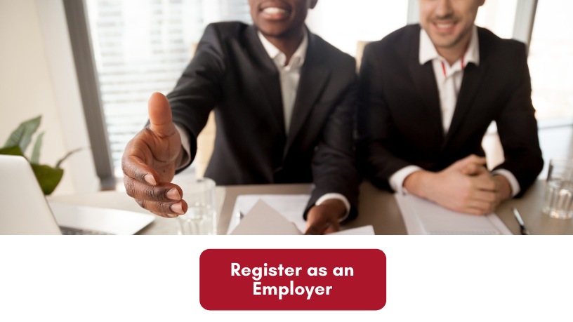 Click on the image to register as an Employer