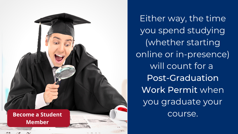 To study in Canada-start online now or enoll now and wait until restrictions are lifted